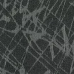 Close-up texture of dark charcoal carpet