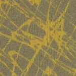 Dark grey and bold yellow-green wall-to-wall carpet