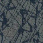 Two-tone grey and navy wall-to-wall carpet