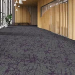 grey and purple abstract-designed carpet flooring