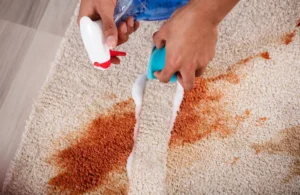 Stains on carpet