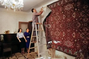 How to Hang Carpet on Wall