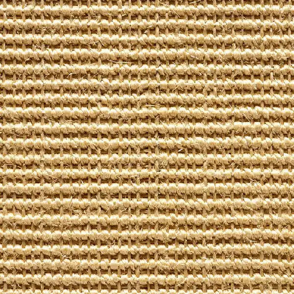 Light golden sisal carpet fabric.